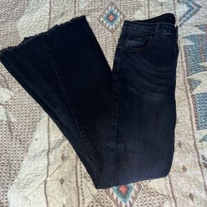 Lucky & Blessed Black Bell Bottoms